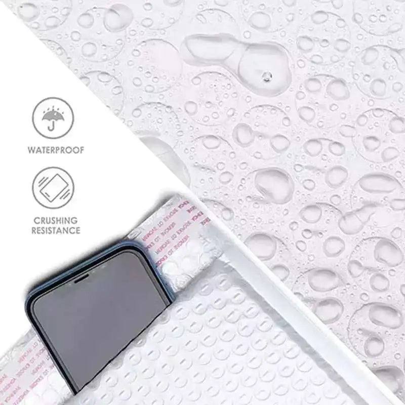 Pearlescent Bubble Mailers Padded Envelopes, Self-Adhesive Waterproof Shipping Bags with Foam Lining for Packaging and Mailin