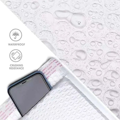 Pearlescent Bubble Mailers Padded Envelopes, Self-Adhesive Waterproof Shipping Bags with Foam Lining for Packaging and Mailin