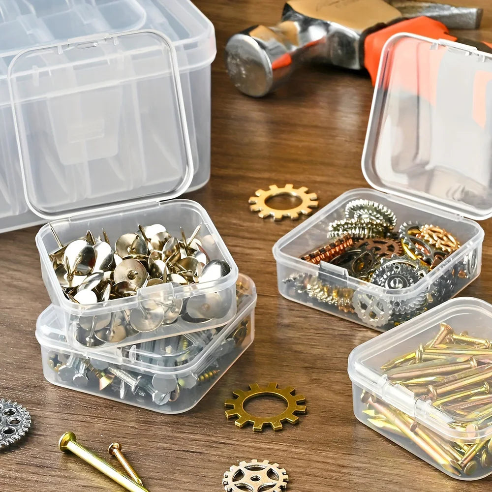 DIY Diamond Painting Embroidery Storage Box, Nail Art Jewelry Rhinestone Mosaic Storage Container, Multifunctional Storage Bo