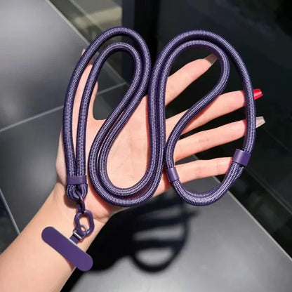 Universal Adjustable Phone Lanyard Crossbody Necklace Strap Phone Case Long Hanging Rope with Clip Anti-Lost Durable and Stur