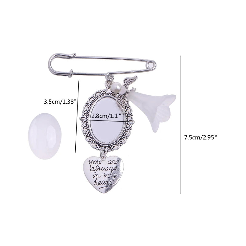 Bridal Bouquet Charm Wedding Bridal Shower Engagement Bouquet Charm Pendant Easy to Make Bachelor Party Decor - Antique Bronz
