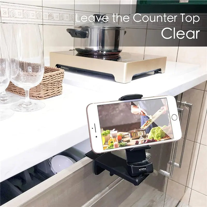 Airplane Phone Holder Stand Cell Mobile Portable Travel Mount Desk Flight Foldable Rotatable Selfie Holding Train Seat Suppor