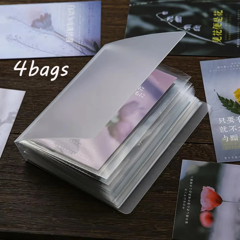 Mr. Paper Single Style A6 40 pages/book Transparent Fresh Folders Simple Generous Hand Account Material File Folders