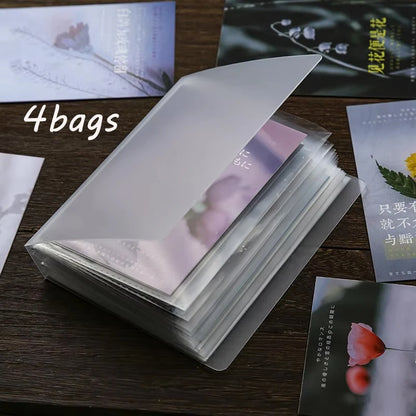 Mr. Paper Single Style A6 40 pages/book Transparent Fresh Folders Simple Generous Hand Account Material File Folders
