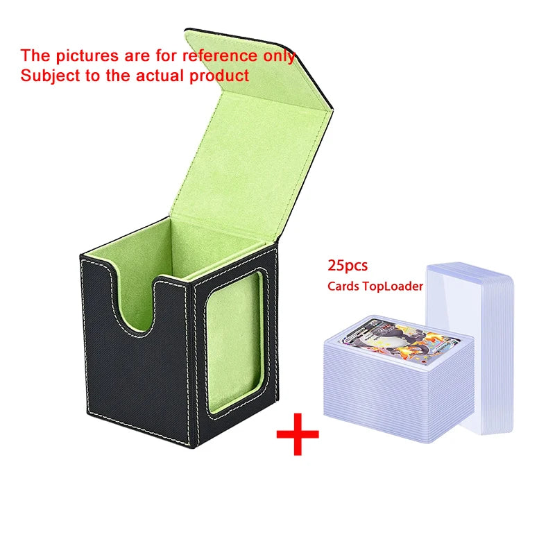 Card Sleeves Holder Game Cards PVC Hard Plastic Toy Top For Protectors Trading Storage Gift 3 x 4inches - 1set