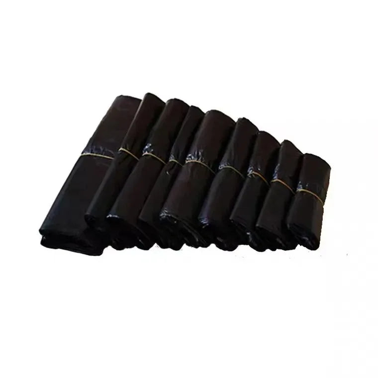100PCS Black Thickened Plastic Vest Bags - Supermarket Shopping Bags for Takeaway Kitchen Garbage Storage Packing Storage Bag
