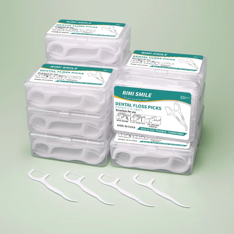 50/150/300/600/1000 PCS Dental Floss Sticks Oral Care Tools