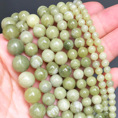 Natural Stone Dark Blue Chalcedony Jades Beads Round Loose Spacer Beads For Jewelry Making 4/6/8/10/12mm DIY Handmade Bracele