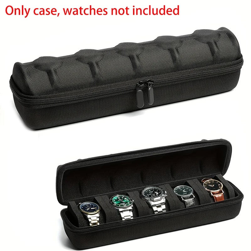Watch Box Organizer For Men or Women Watch Travel Case Portable Storage Watch Display Holder for Wristwatches and Smart Watch