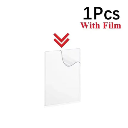 1/25/50Pcs Transparent Korean Kpop Card Sleeve with Protective Film Clear Card Holder Idol Photo Game Card Cover 35PT