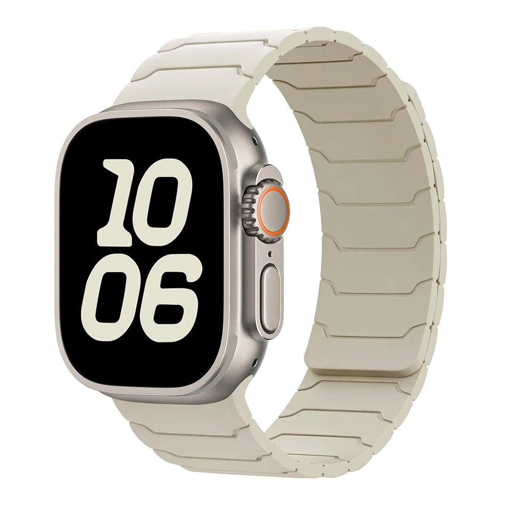 magnetic Strap For Apple Watch Band ultra 2 3 49mm 44mm 40mm 41mm 46mm 42mm 45mm 38 Silicone Bracelet IWatch Series 11 9 8 SE