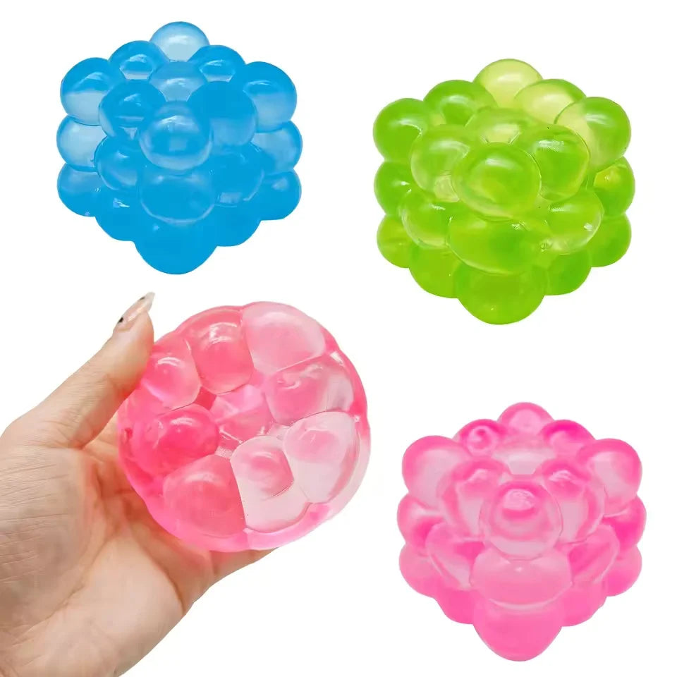 1Pc New three-dimensional candy kneading music adult Stress Relief Squeeze sensory Toys Decompression Simulation Cube Party G