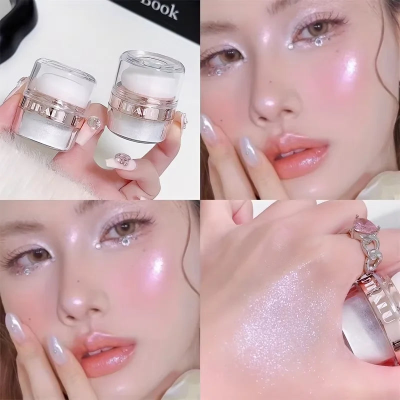 Glitter Fairy Highlight Pat Powder Bride Wedding Highlight Powder Body Glitter Powder To Create Sparkle Makeup,for Gift/Party