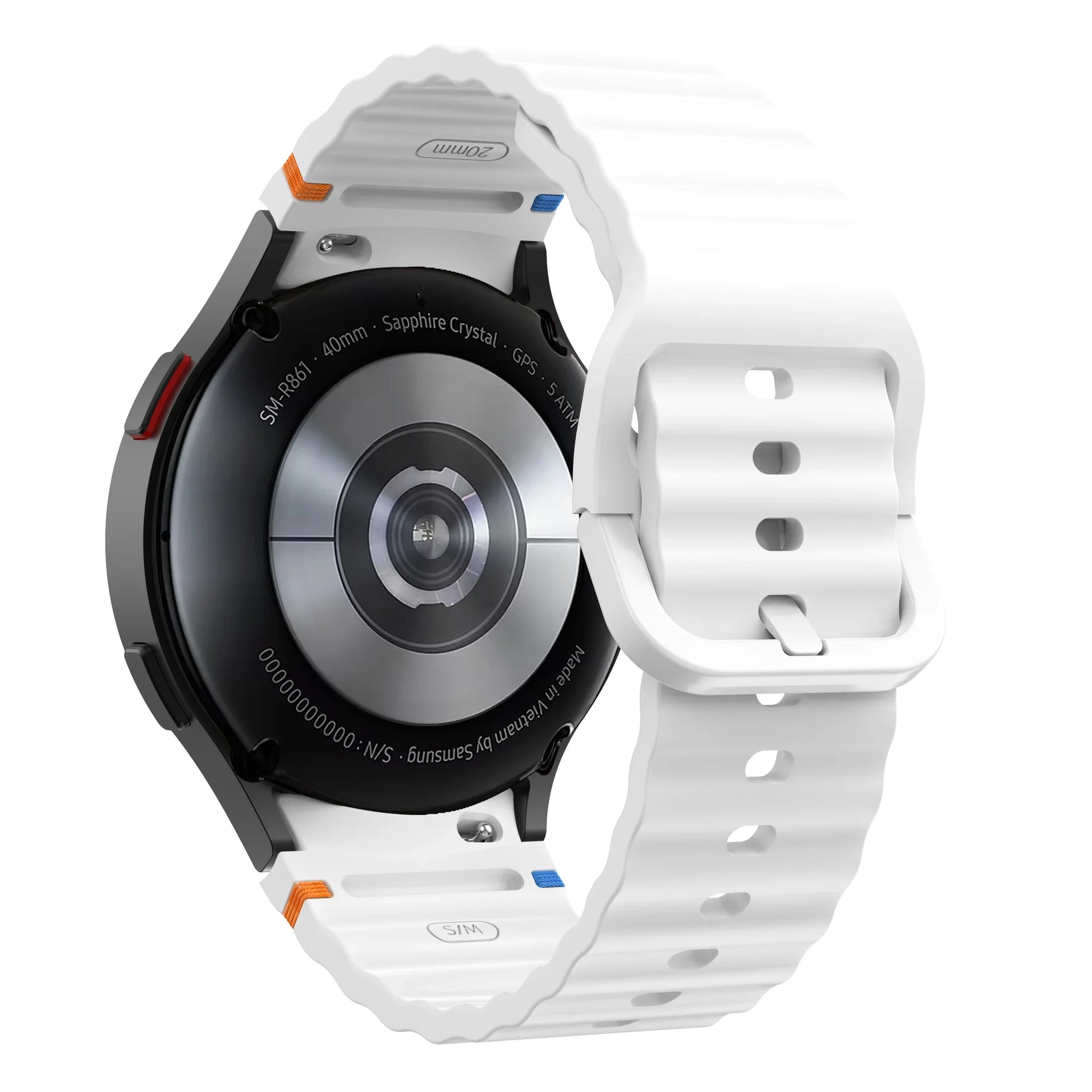 Original Silicone Band for Samsung Galaxy Watch 7 FE 6 4 Classic 5 Pro 44mm 40mm 43mm 47mm 45mm Bracelet Galaxy Watch6 7 Stra