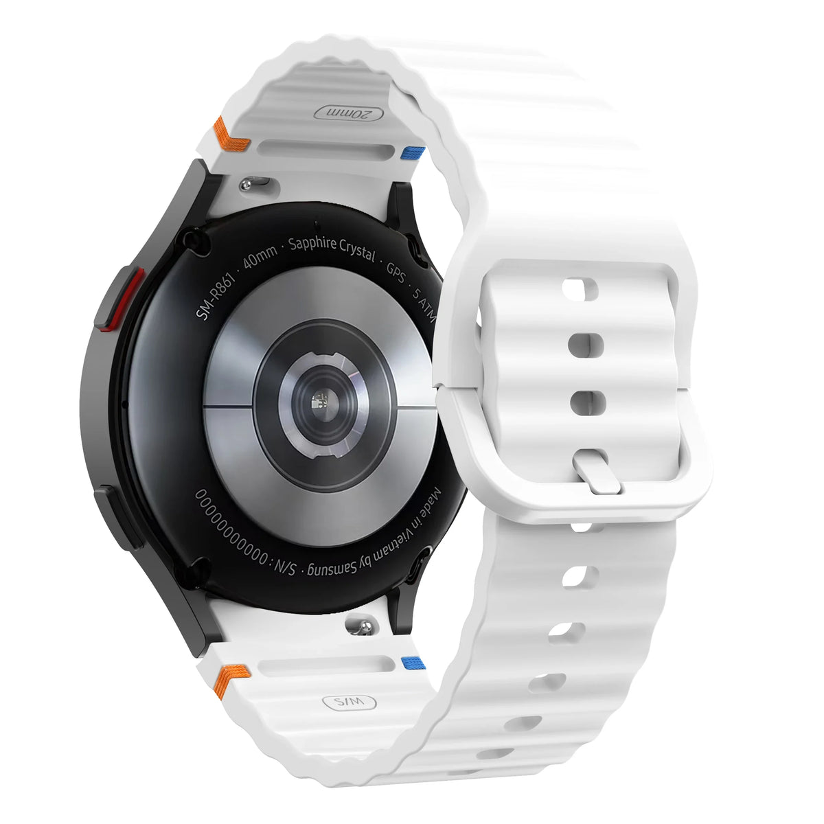 Original Silicone Band for Samsung Galaxy Watch 7 FE 6 4 Classic 5 Pro 44mm 40mm 43mm 47mm 45mm Bracelet Galaxy Watch6 7 Stra