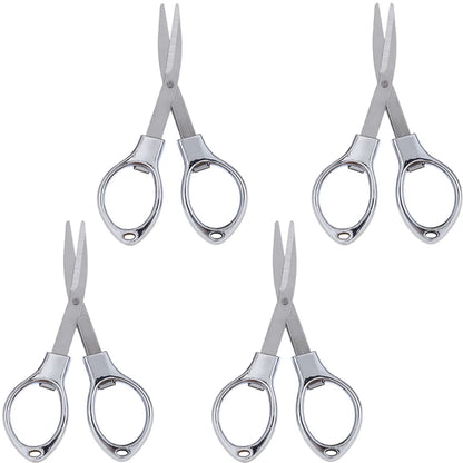 Foldable Stainless Steel Vintage Scissors Sewing Fabric Cutter Embroidery Cute Scissors Tailor Scissor Thread Sewing Tools NE