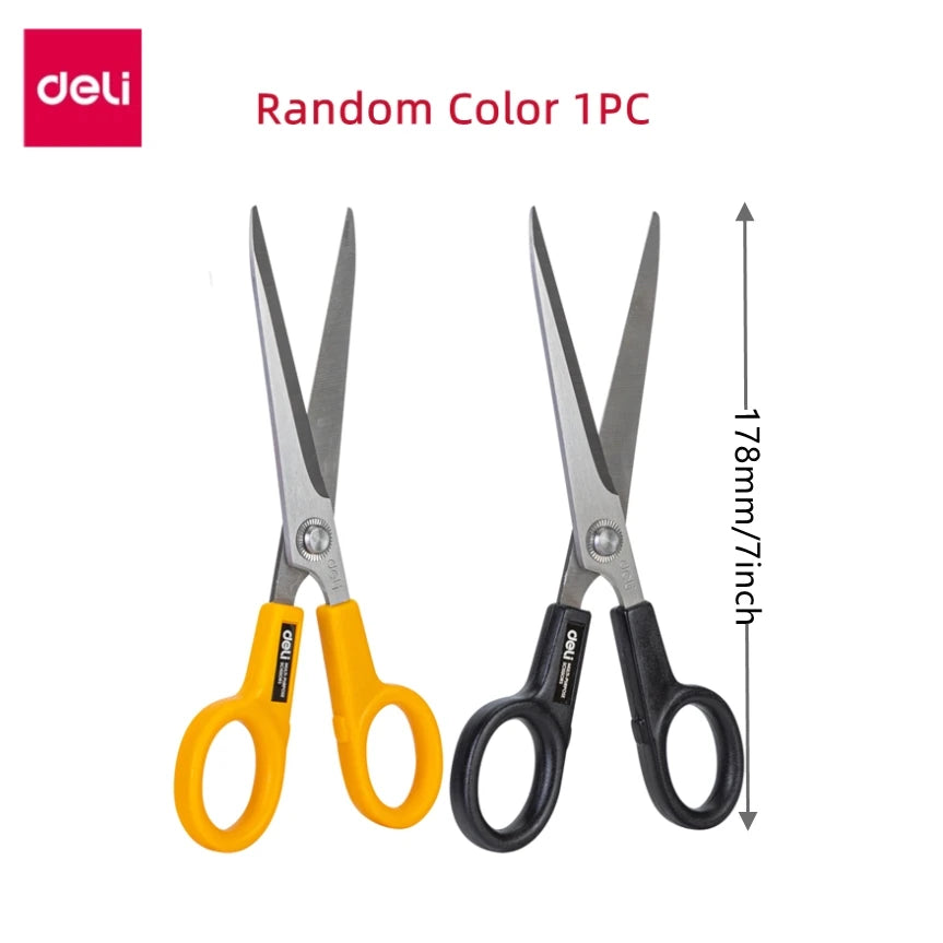 Craft Supplies, DELI Soft Handle Scissors, Durable Scissors for Crafting, Office Supplies, Junk Journal Ephemera, DIY Project