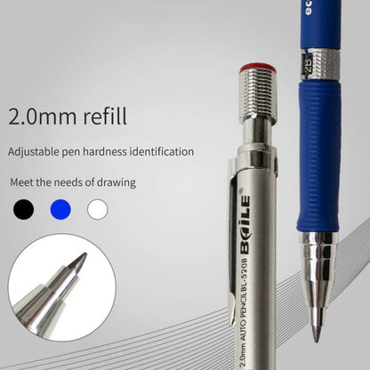 2mm Mechanical Pencil Set with Color/Black Lead Art Drawing Design Automatic Pencil Writing Student Office School Stationery 
