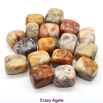 Natural Tumbled Stones Healing Crystal Reiki Quartz Gems Bulk Ore Gravel Energy Mineral Specimen Tank Aquarium Garden Home De