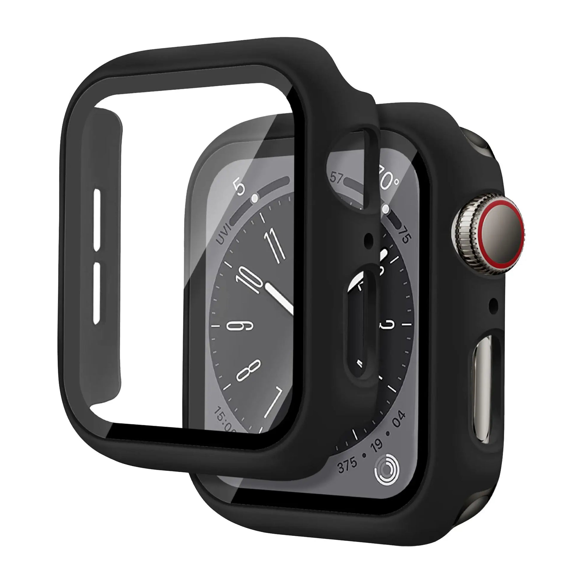 Glass+Cover For Apple Watch case 46mm 44mm 40mm 45mm 41mm 42mm 38mm Screen Protector iwatch series 10 9 8 7 6 5 3 SE Accessor