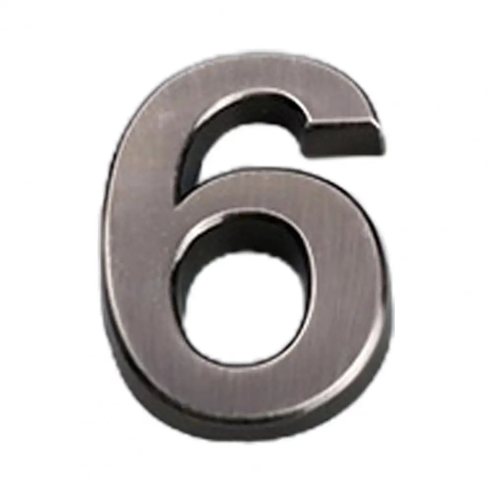 Address Number Good 0-9 3D Numbers Door Plaques 10 Styles Mailbox Number 0-9 Apartment Address Numbers Decor for Yard - 6