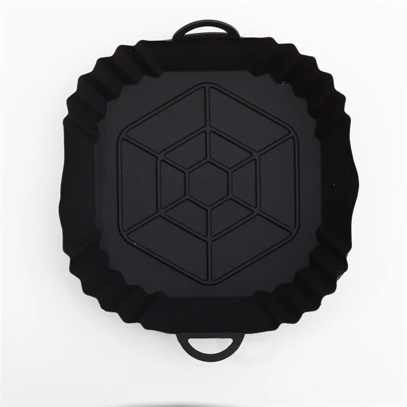 1pcs Air Fryer Silicone Liners Square Airfryer Liners Reusable Air Fryer Accessories Replacement for Parchment Airfryer Liner