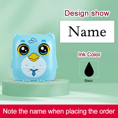 ‌Personalized Custom Name Stamp for Kids - Waterproof Durable School Stamp, Non-Fade Ink,Unique Educational Gift for Students