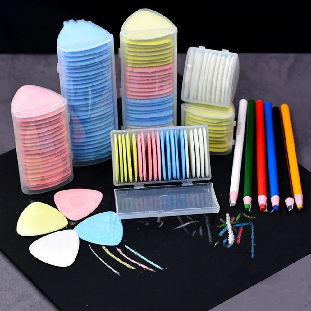 10PCS Colorful Tailor Chalk Sewing Dressmakers Clothing Pattern DIY Sewing Supplies Fabric Marker Needlework Accessories