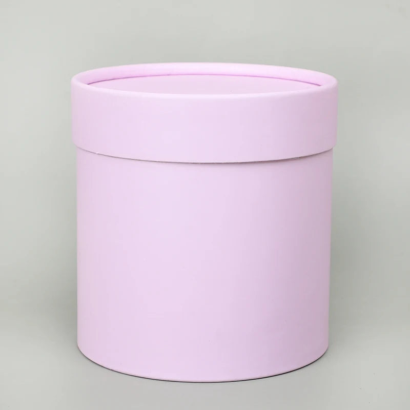 12x12cm Flower Box Round Cardboard Gift Boxes Wedding Party Rose Flower Packaging Decoration Valentine's Day Gifts Wrapping B