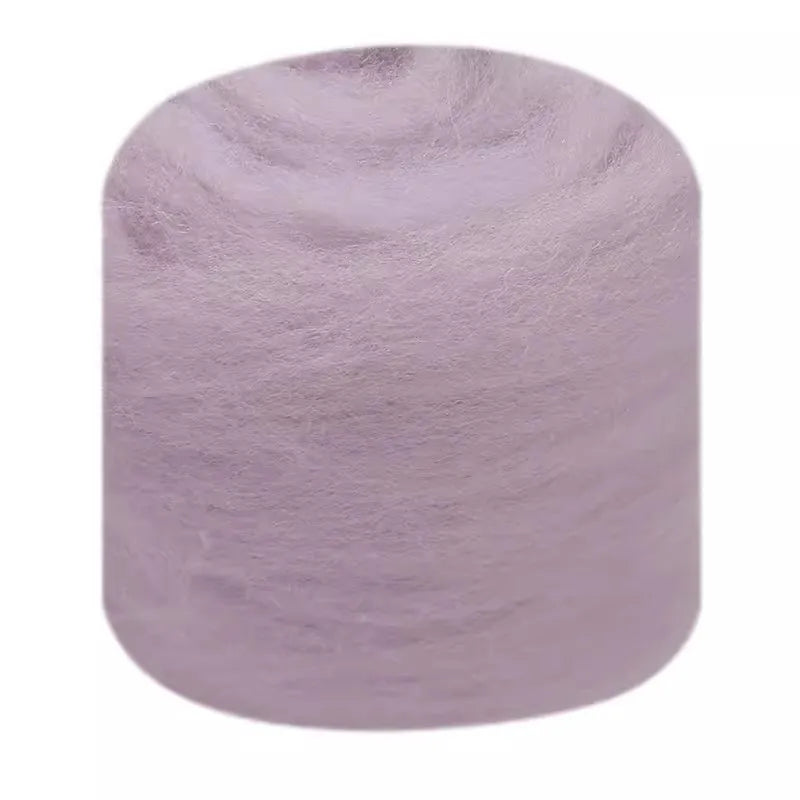 Needle Felting Wool Fibre Wool Roving for DIY Craft Materials, Needle Felt Roving Fabric Felt Craft Toys Handmade Felting Cra
