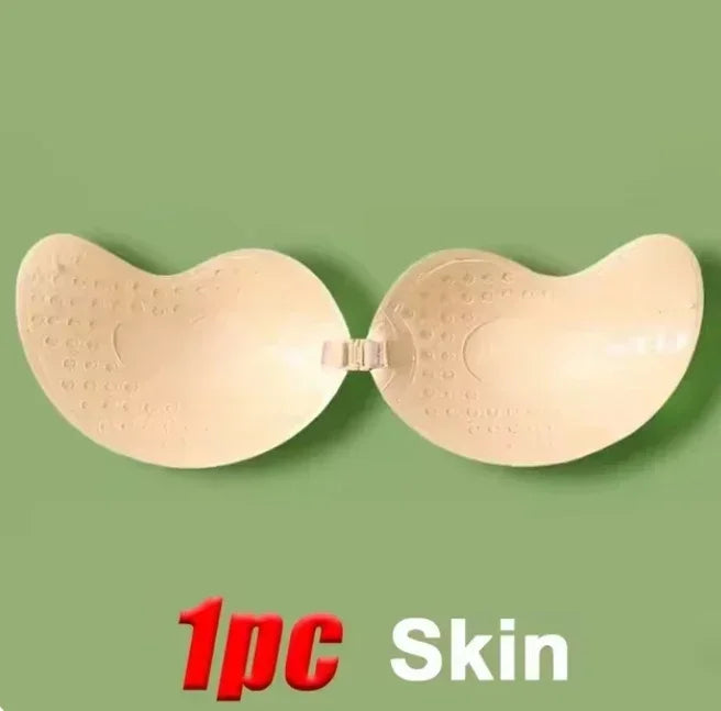 Invisible Strapless Adhesive Stick Bra Breast Tape Push Up Bras Women Lingerie Seamless Silicone Nipple Covers Bralette Pasti