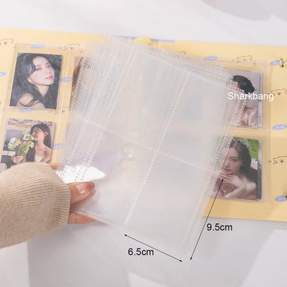 Sharkbang Designed A5 Binder Hard Cover Ring Collect Book Journal Refills Checkerboard Bandage Postcards Sticker Organizer - 