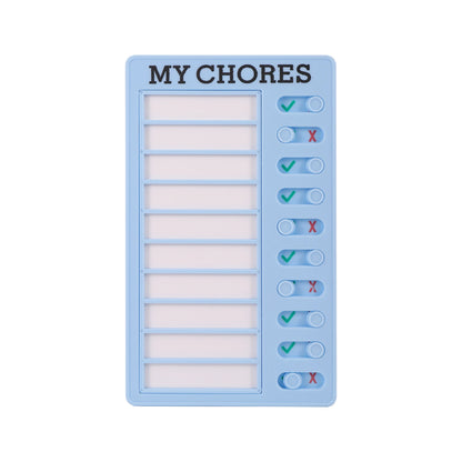 Reusable My Chores Checklist Task Board Daily Schedule Planner Memo Chore Chart Kid Responsibility Behavior Self Discipline C