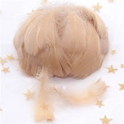 Natural Goose Feathers Plumes 4-15cm Colourful Swan Feather Plume for Home Decoration Craft DIY Party Jewelry Decoration 3Siz