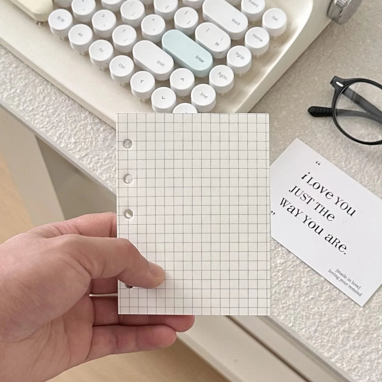 M5 Handbook inner Page 3-inch Card Booklet Loose Page DIY Binder Photocards Collect Book Diary Agenda Planner DIY Cover Album