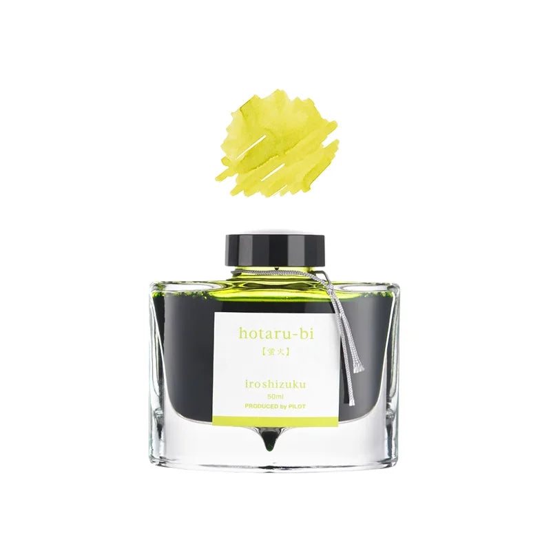 PILOT Original Japan iroshizuku Bokusui ink Coloring Ink supplies Ink supplies Natural color 50ML 24 colors - hotaru bi