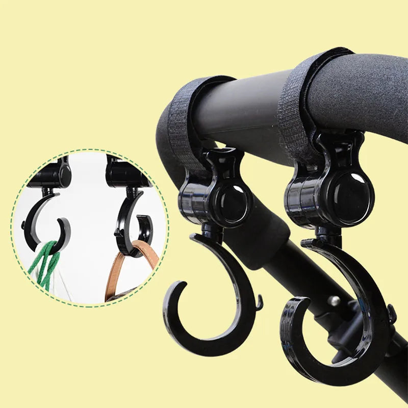 2PCS Pram Hook Baby Stroller Accessories Shopping Prop Multi Purpose Baby Stroller Hook Multi Purpose Shopping Pram Hook