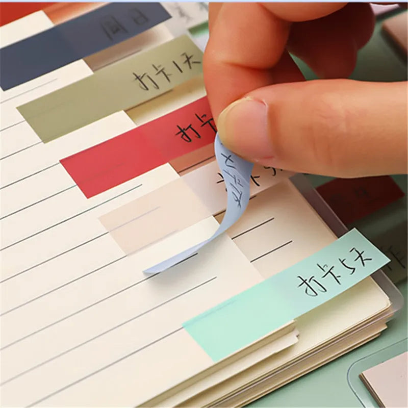 15 Types Color Self Adhesive Memo Pad Sticky Notes Bookmark Point It Marker Memo Sticker Paper Office School Supplies