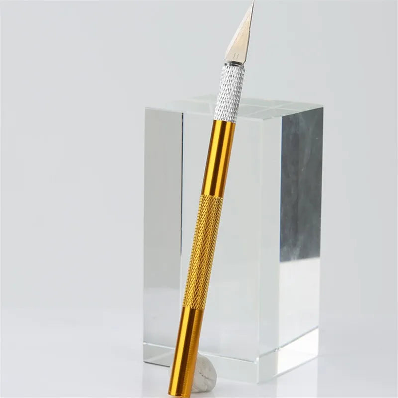 Engraving Craft Knife Metal Non-Slip Scalpel Carving Knife Craft Hobby Scalpel For Art Stationery Supplies Phone Repair Tools