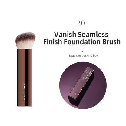 Hourglass Makeup Brushes Powder Foundation Concealer Blusher Bronzer Eye Shadow Eyebrow Eyeliner Sculpting Brush - 20