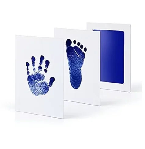 Newborn Baby DIY Hand And Footprint Kit Ink Pads Photo Frame Handprint Toddlers Souvenir Accessories Safe Clean Baby Shower G