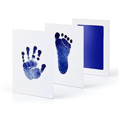 Newborn Baby DIY Hand And Footprint Kit Ink Pads Photo Frame Handprint Toddlers Souvenir Accessories Safe Clean Baby Shower G