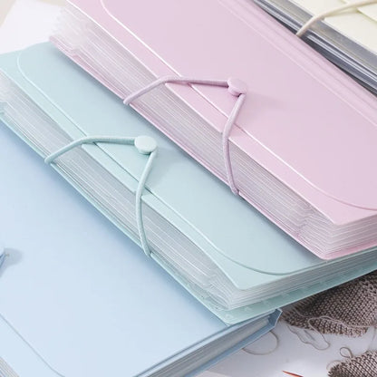 Nail Stamper Plates Storage Book, Foldable, Dust-proof and Scratch-resistant Nail Sticker Steel Plate Storage Album Bag Tool