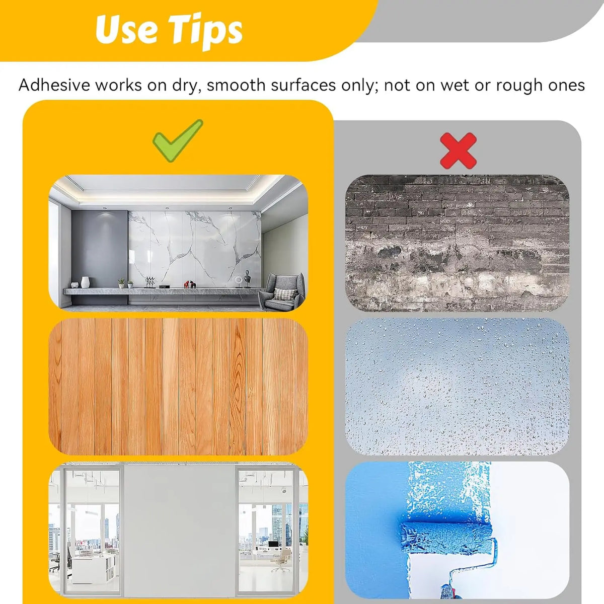 288 pieces Sticky, wall safety adhesive Poster putty Removable and reusable mounting putty for hanging pictures and decoratin