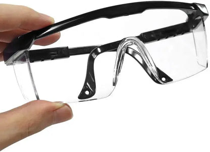 2Pcs Anti-Splash Work Safety Glasses Eye Protecting Lab Goggles Protective Industrial Wind Dust Proof Goggles Cycling Glasses