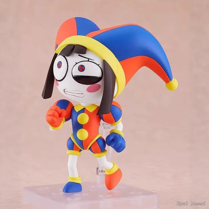 Q Version 2583 The Amazing Digital Circus Pomni Chibi Figure Interchangeable Face Posable Collectible Desktop Ornament Gift
