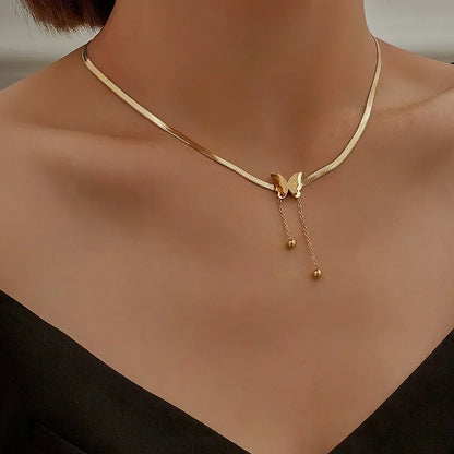 Elegant Imitation Pearl Y-Shaped Lariat Necklace For Women Simple Adjustable Long Sweater Chain Bridal & Banquet Jewelry Gift