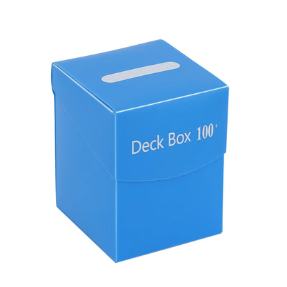 Deck Trading Cards Box for 100+ Game Baseball Card Storage Box Playing Card Carrying Case for Family Party Games Supplies - B