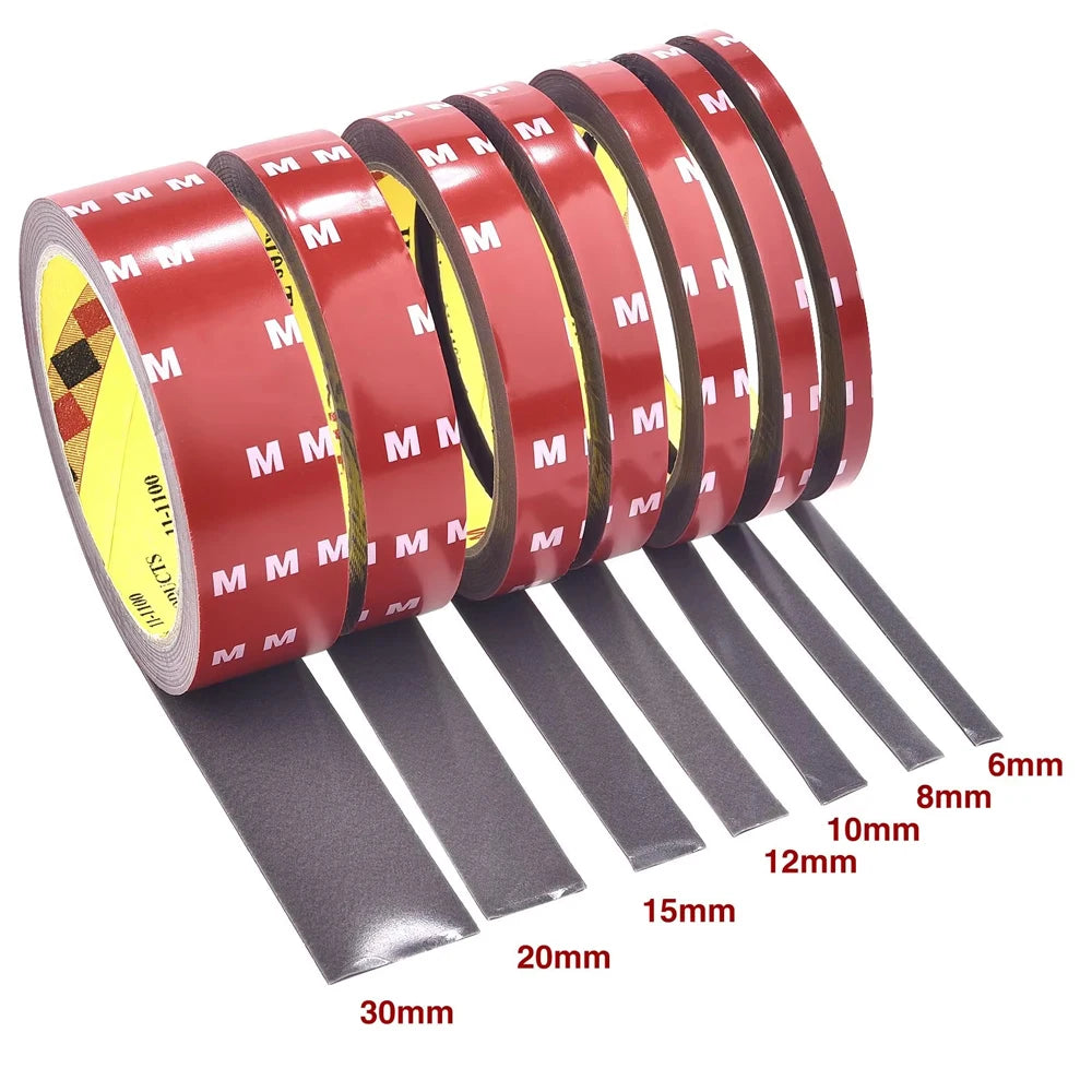 Extra Strong Double Sided Adhesive Tape Waterproof Acrylic Foam Adhesive Tape For Car Home High Temperature Fixing Sticky Tap