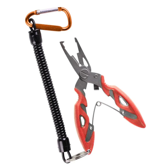 Multifunction Fishing Pliers Tools Accessories for Goods Winter Tackle Pliers Vise Knitting Flies Scissors Braid Set Fish Ton